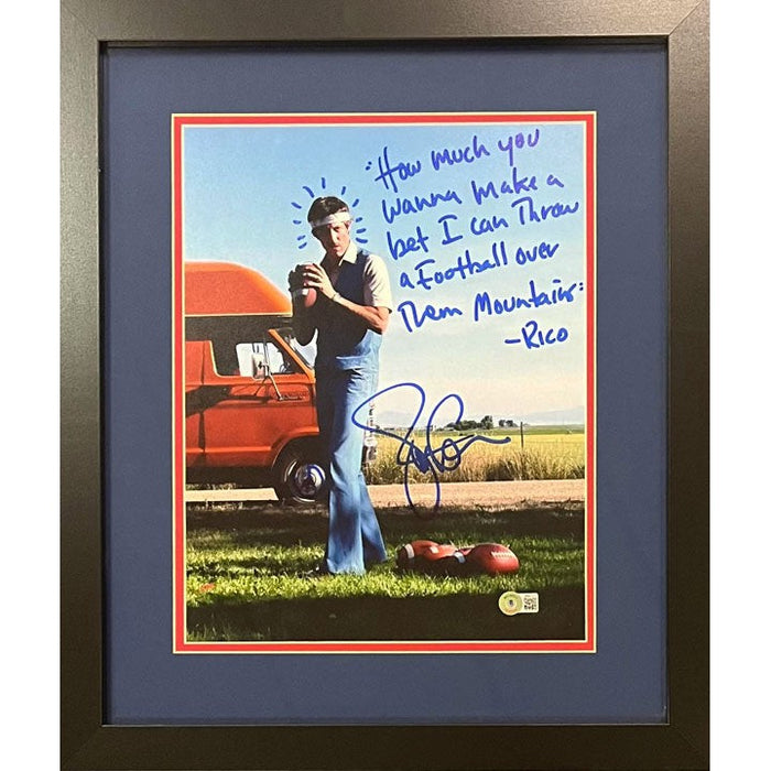 Uncle Rico Napoleon Dynamite Signed 11x14 Photo with Long Inscription - Professionally Framed Signed Photos TSE Framed 