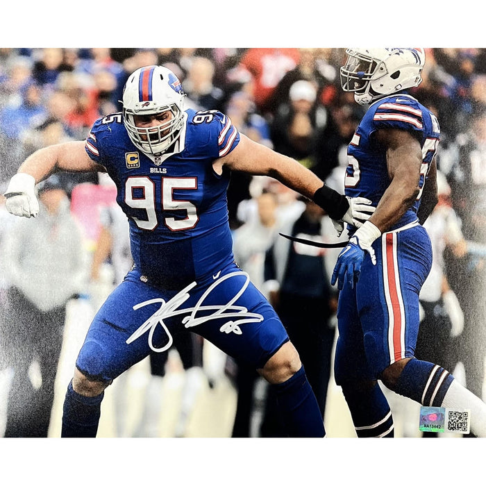 Kyle Williams Signed Buffalo Bills Arms Out Celebration Photo Signed Photos TSE Buffalo 8x10 